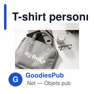 T-shirt personnalisé gris pour entreprise avec marquage logo - Miniature 2