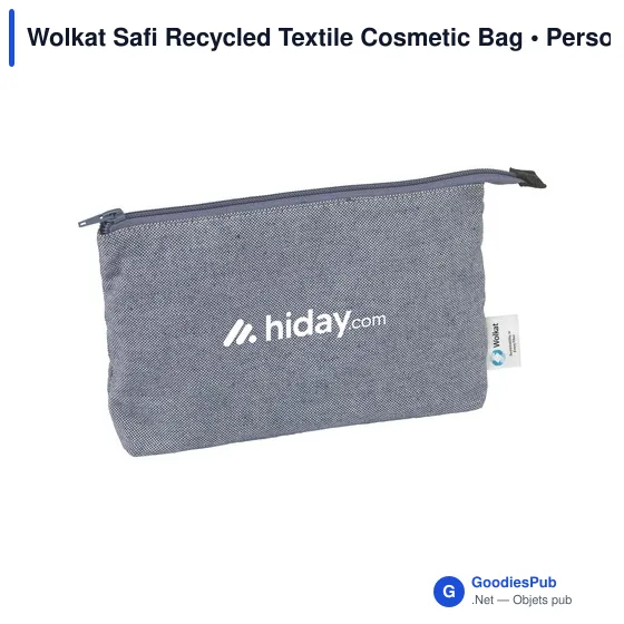 Trousse de toilette personnalisable Wolkat Safi avec logo - Image 6
