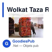 Tablier personnalisable en textile recyclé avec logo - Wolkat Taza - Miniature 5