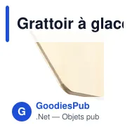 Grattoir à glace personnalisable en bois avec logo - Miniature 3