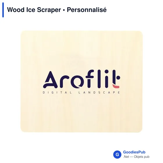 Grattoir à glace personnalisable en bois avec logo - Image 5