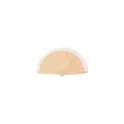 Variante blanc - Éventail en bois personnalisable avec logo - WOODFAN