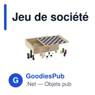 Jeu de société 5-en-1 personnalisable en bois avec logo - Miniature 1