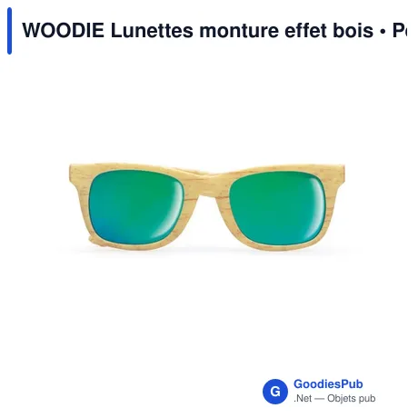 WOODIE Lunettes monture effet bois