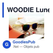 WOODIE Lunettes monture effet bois - Miniature 4