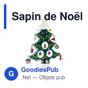 Sapin de Noël en bois personnalisable avec logo - WOODTREE - Miniature 1
