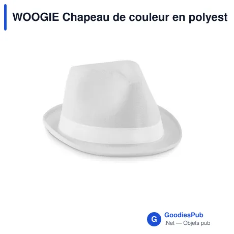 WOOGIE Chapeau de paille couleur
