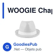 WOOGIE Chapeau de paille couleur - Miniature 2