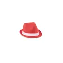 Variante rouge - WOOGIE Chapeau de paille couleur