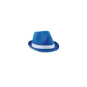 Variante bleu royal - WOOGIE Chapeau de paille couleur