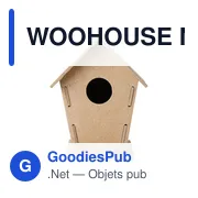WOOHOUSE Nichoir - Miniature 1