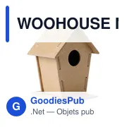 WOOHOUSE Nichoir - Miniature 3