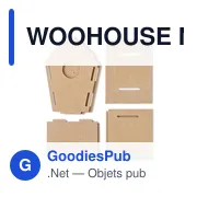 WOOHOUSE Nichoir - Miniature 4
