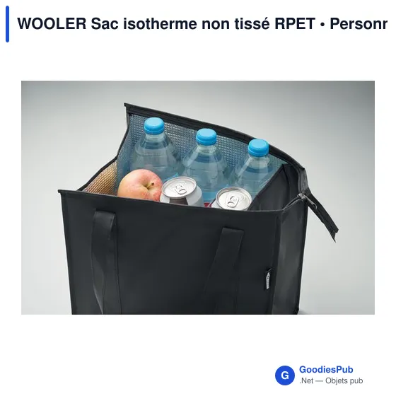 WOOLER Sac isotherme non tissé RPET - Image 11