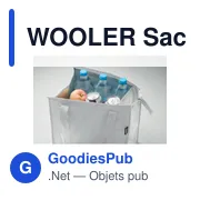 WOOLER Sac isotherme non tissé RPET - Miniature 5