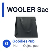 WOOLER Sac isotherme non tissé RPET - Miniature 7