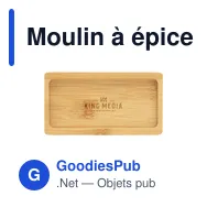 Moulin à épices personnalisable avec logo - Wooosh Aiko - Miniature 5