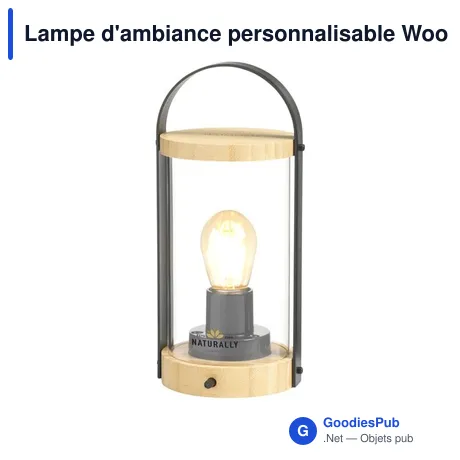 Lampe d'ambiance personnalisable Wooosh Batam Light avec logo