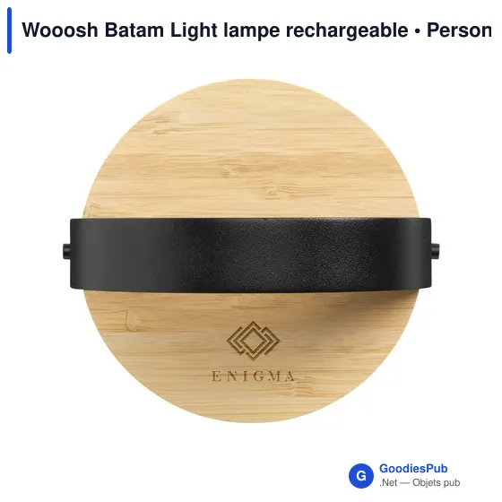 Lampe d'ambiance personnalisable Wooosh Batam Light avec logo - Image 5