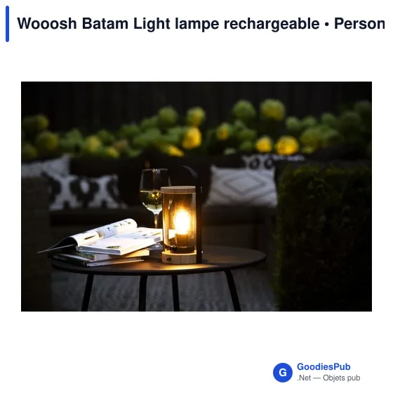 Lampe d'ambiance personnalisable Wooosh Batam Light avec logo - Image 6