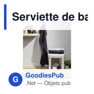 Serviette de bain personnalisable en coton recyclé avec logo - Wooosh - Miniature 12