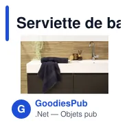 Serviette de bain personnalisable en coton recyclé avec logo - Wooosh - Miniature 4