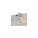 Variante gris clair - Serviette de bain personnalisable en coton recyclé avec logo - Wooosh