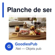 Planche de service personnalisable en bois d'acacia - Wooosh Borghiavec logo - Miniature 5