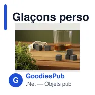 Glaçons personnalisables en granit pour rafraîchir vos boissons - Woooshavec logo - Miniature 6
