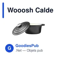 Wooosh Calderon Cast Iron Casserole 3.8 personnalisé avec logo entreprise gris - Miniature 12