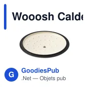 Wooosh Calderon Cast Iron Casserole 3.8 personnalisé avec logo entreprise gris - Miniature 6