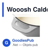 Wooosh Calderon Cast Iron Casserole 3.8 personnalisé avec logo entreprise gris - Miniature 8