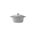 Variante gris - Wooosh Calderon Cast Iron Casserole 3.8 personnalisé avec logo entreprise gris