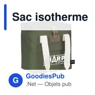 Sac isotherme personnalisable Wooosh Callisto de Luxe avec logo - Miniature 1