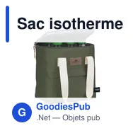 Sac isotherme personnalisable Wooosh Callisto de Luxe avec logo - Miniature 2