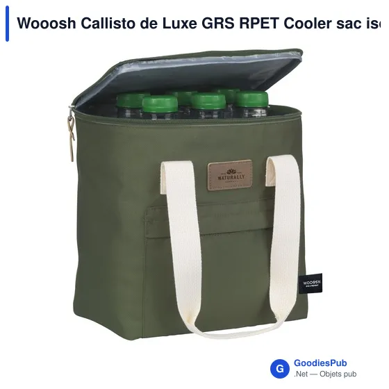 Sac isotherme personnalisable Wooosh Callisto de Luxe avec logo - Image 2