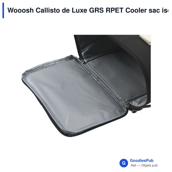 Sac isotherme personnalisable Wooosh Callisto de Luxe avec logo - Image 11