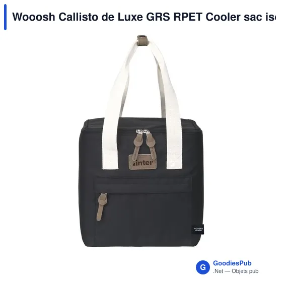 Sac isotherme personnalisable Wooosh Callisto de Luxe avec logo - Image 12