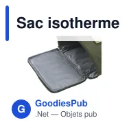 Sac isotherme personnalisable Wooosh Callisto de Luxe avec logo - Miniature 4