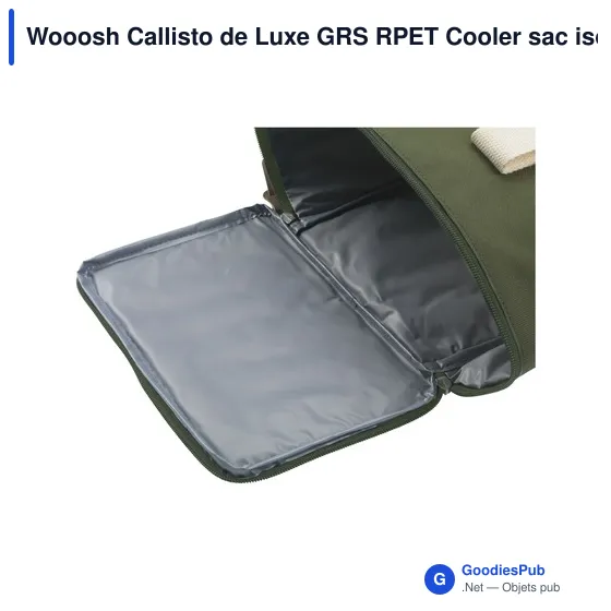 Sac isotherme personnalisable Wooosh Callisto de Luxe avec logo - Image 4