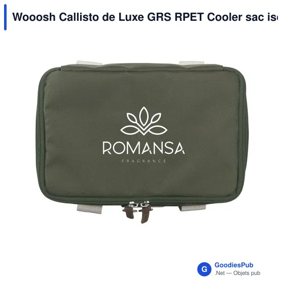 Sac isotherme personnalisable Wooosh Callisto de Luxe avec logo - Image 6
