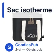 Sac isotherme personnalisable Wooosh Callisto de Luxe avec logo - Miniature 8