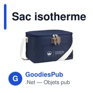 Sac isotherme personnalisable Wooosh Callisto avec logo - Miniature 1