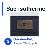 Sac isotherme personnalisable Wooosh Callisto avec logo - Miniature 7