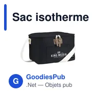 Sac isotherme personnalisable Wooosh Callisto avec logo - Miniature 8