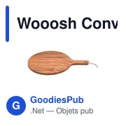 Planche de service personnalisable Wooosh Convivio avec logo - Miniature 2