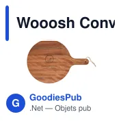 Planche de service personnalisable Wooosh Convivio avec logo - Miniature 3
