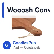 Planche de service personnalisable Wooosh Convivio avec logo - Miniature 4