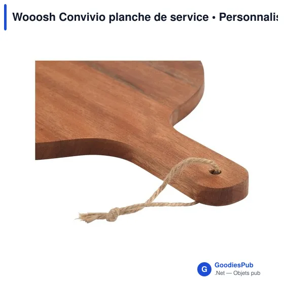 Planche de service personnalisable Wooosh Convivio avec logo - Image 4