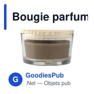 Bougie parfumée personnalisable Wooosh Flame avec logo - Miniature 1